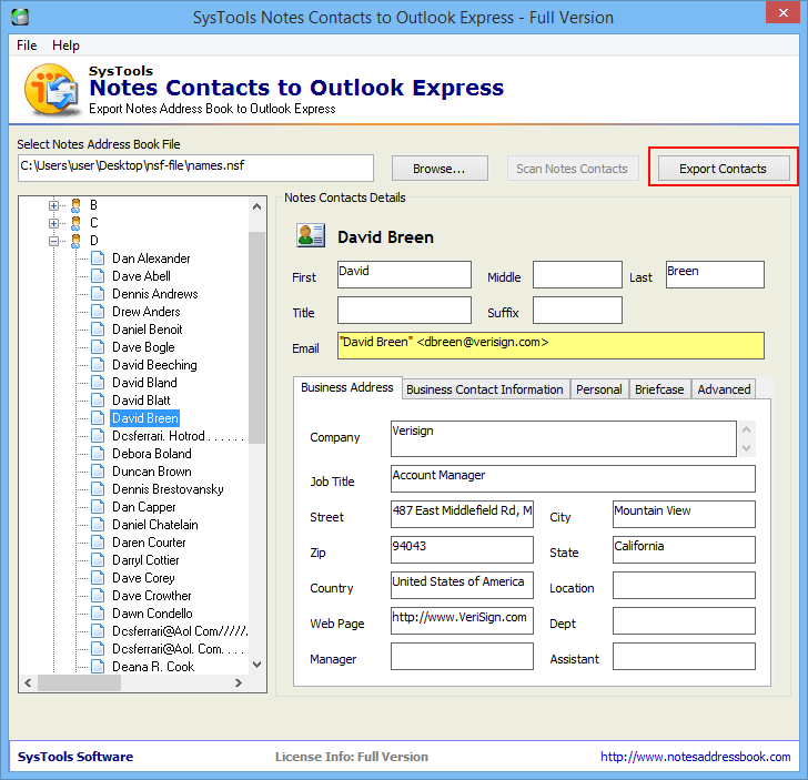 address book csv converter