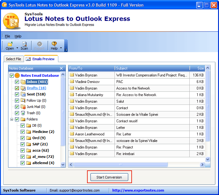 Сохранить письмо lotus notes